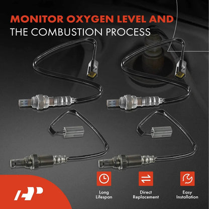 Set of 4 O2 Oxygen Sensors for Nissan GT-R (2009–2021)