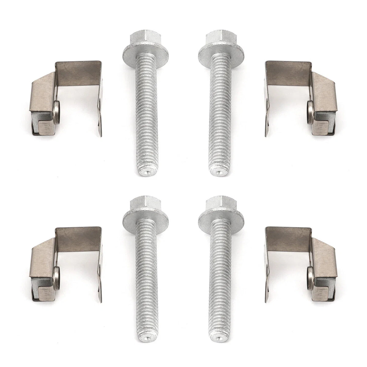 Set of 4 Exhaust Manifold Bolts U Nuts Kit 03442 for Dodge Ram 1500