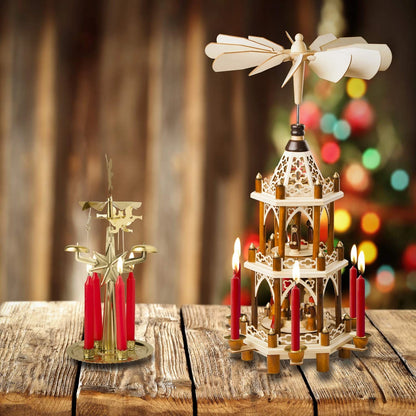 20pcs Christmas Tree Candles - Angel Chime Decorations