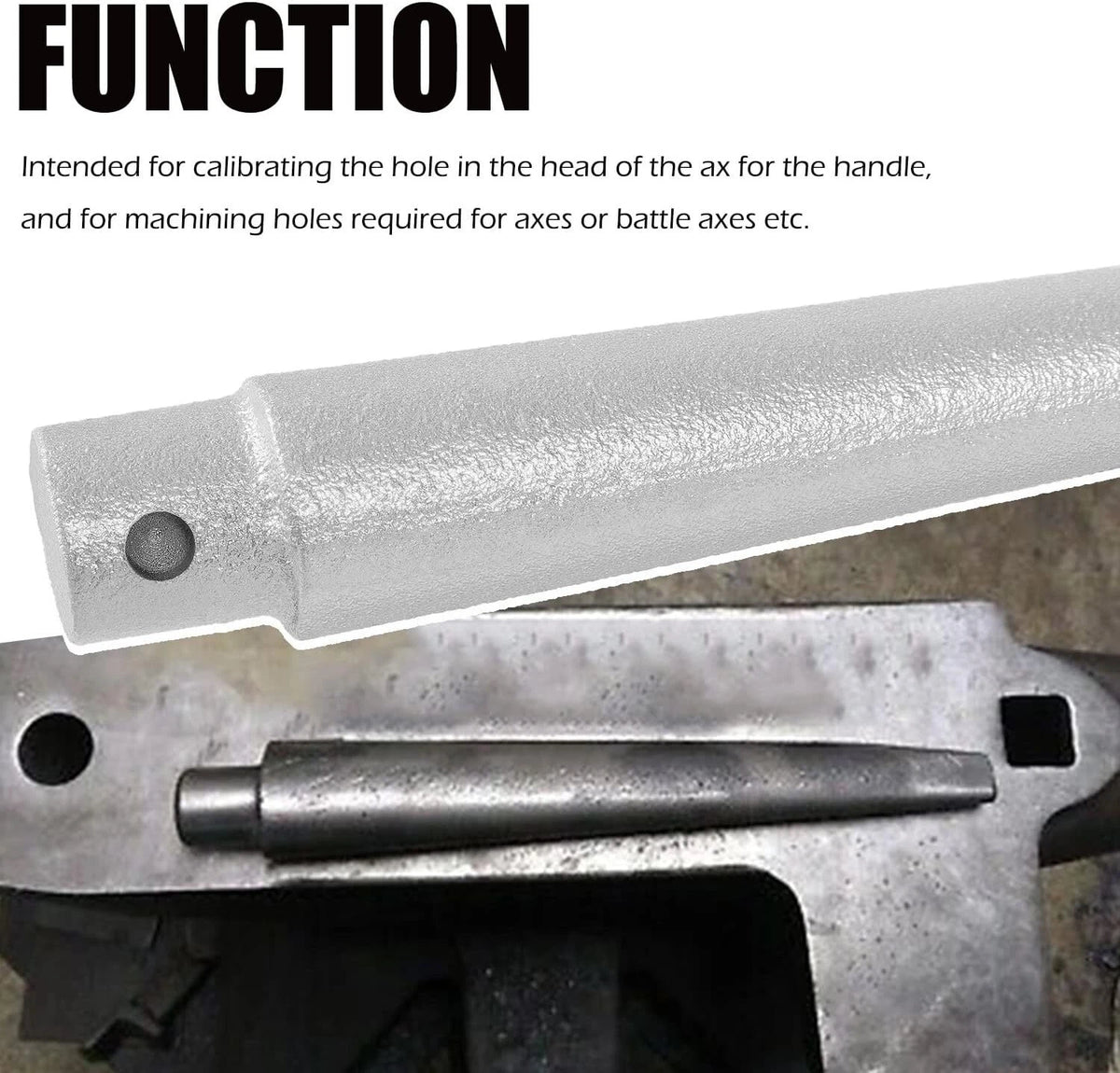 Tomahawk Hammer Eye Drift Mandrel Blacksmith Tool