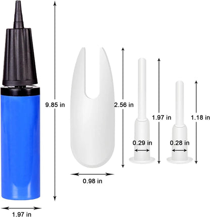 Hand Air Pump for Exercise Ball (Pack of 1) - Blue