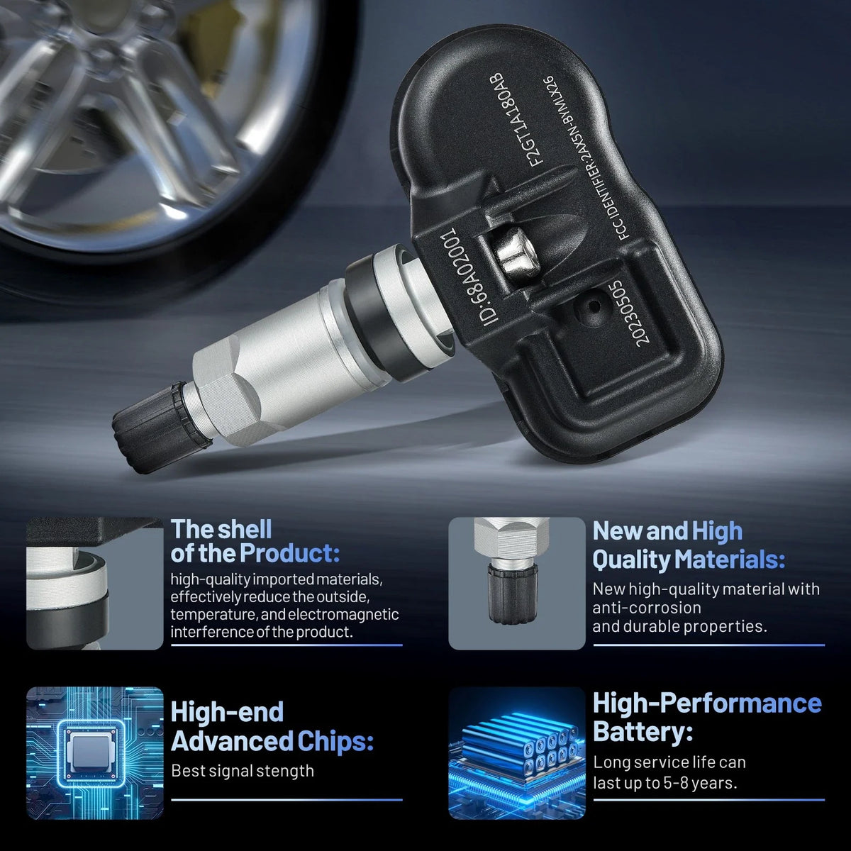 TPMS Tire Pressure Sensors for Ford Transit and Lincoln Corsair (2020–2022)