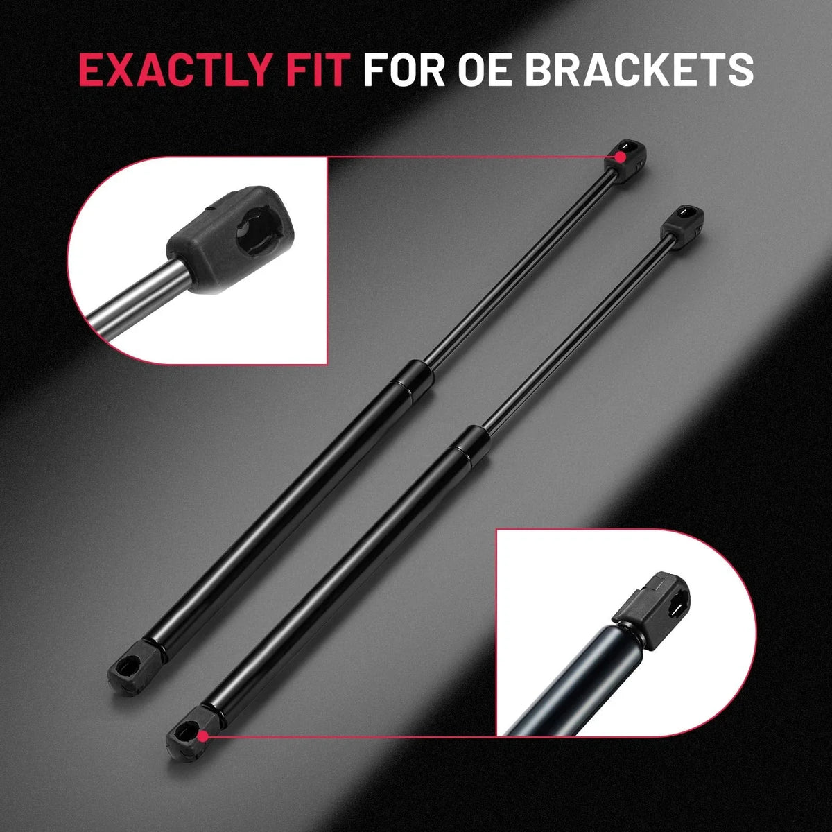 2X Front Hood Lift Support Shocks for Dodge Ram 1500 2500 3500 4500 (2002–2023)