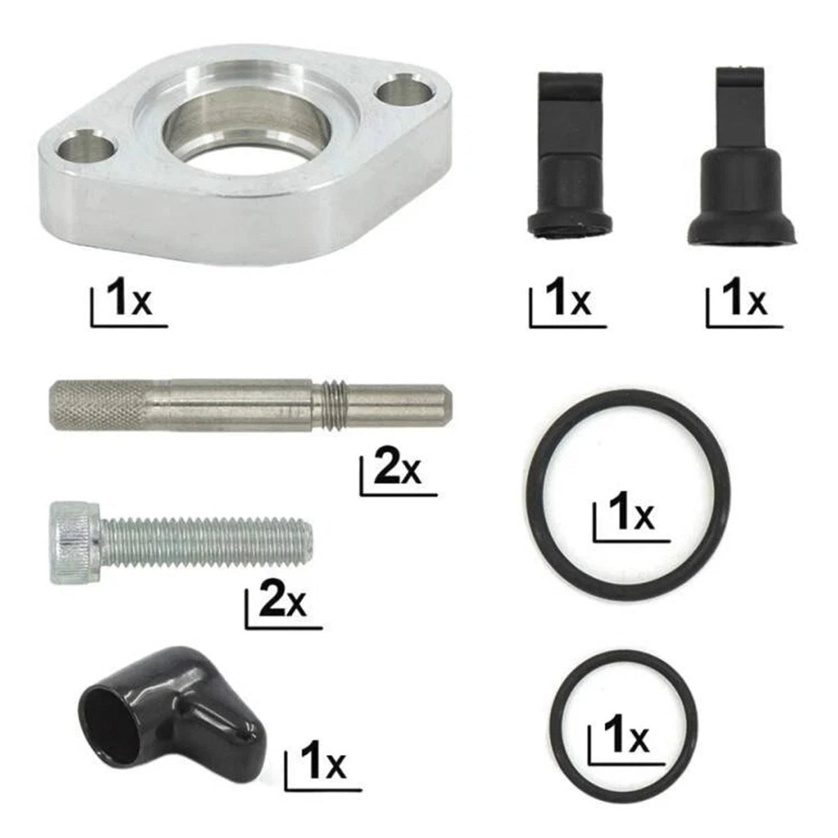 Suction Control Valve SCV Kit 2X for Toyota 1AD-FTV 2AD-FTV (294200-0610, 294200-0611)