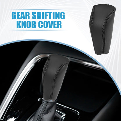 Gear Shift Lever Cover for Honda Odyssey (2015–2018) - Black Stitches