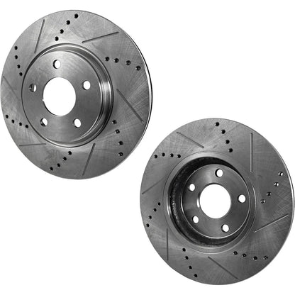 Rear Brake Disc Rotors for Jeep Patriot, Compass, Mitsubishi Lancer, Avenger
