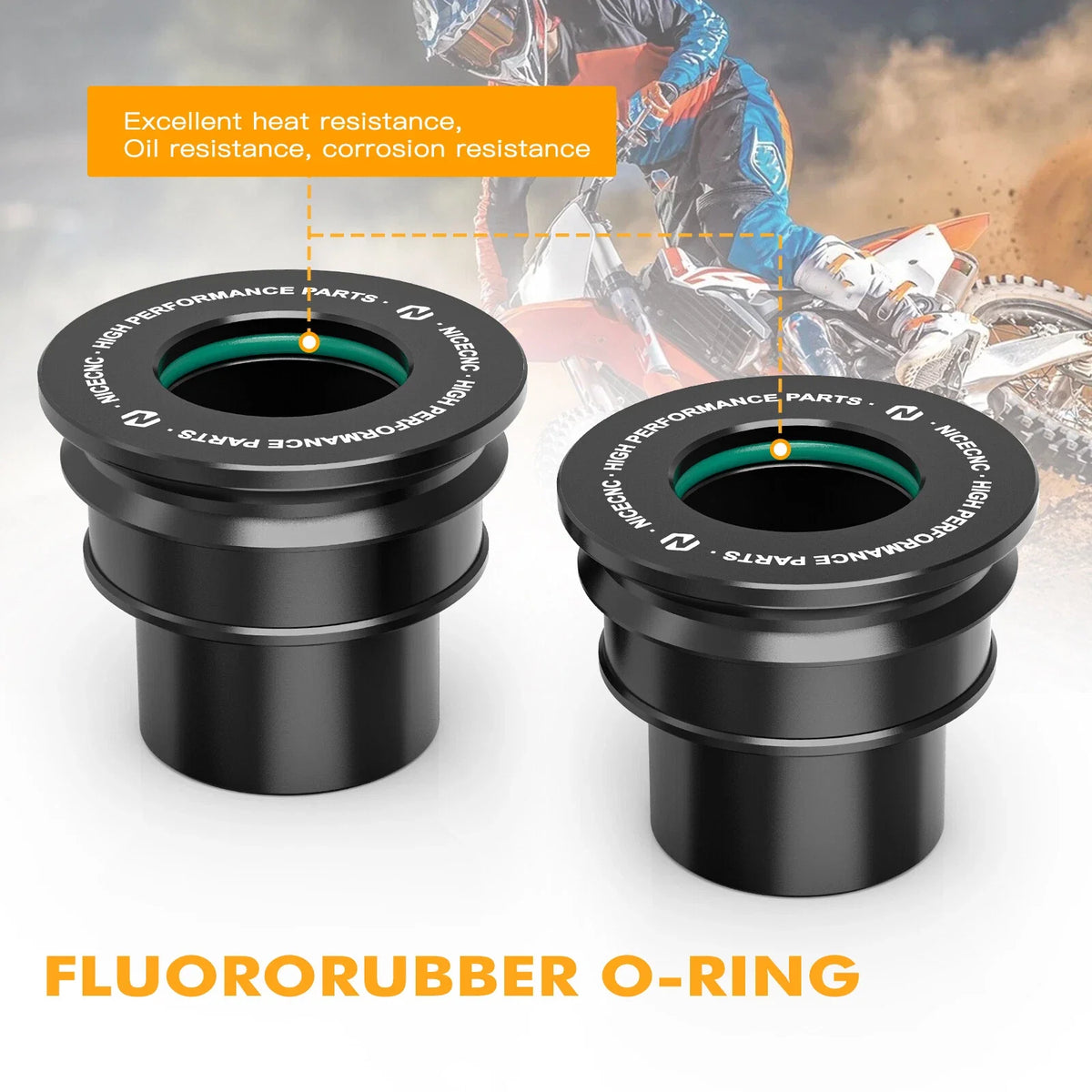 Rear Wheel Axle Spacers for Husqvarna FE TE 150 250 300 350 450 501 (2014–2023)