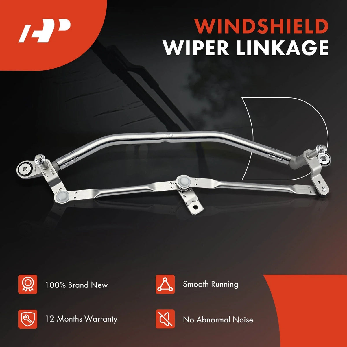 Front Windshield Wiper Linkage for Dodge Journey (2009–2020)