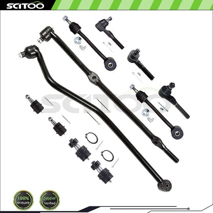 Front Lower Tie Rod Ends Ball Joint Kit for Jeep Wrangler TJ (1997–2006)