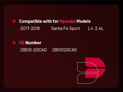 Catalytic Converter for Hyundai Santa Fe Sport 2017–2018 (2.4L)