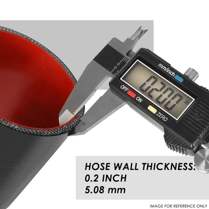 2.25" 3-Ply Turbo Intake Pipe Silicone Coupler Hose for