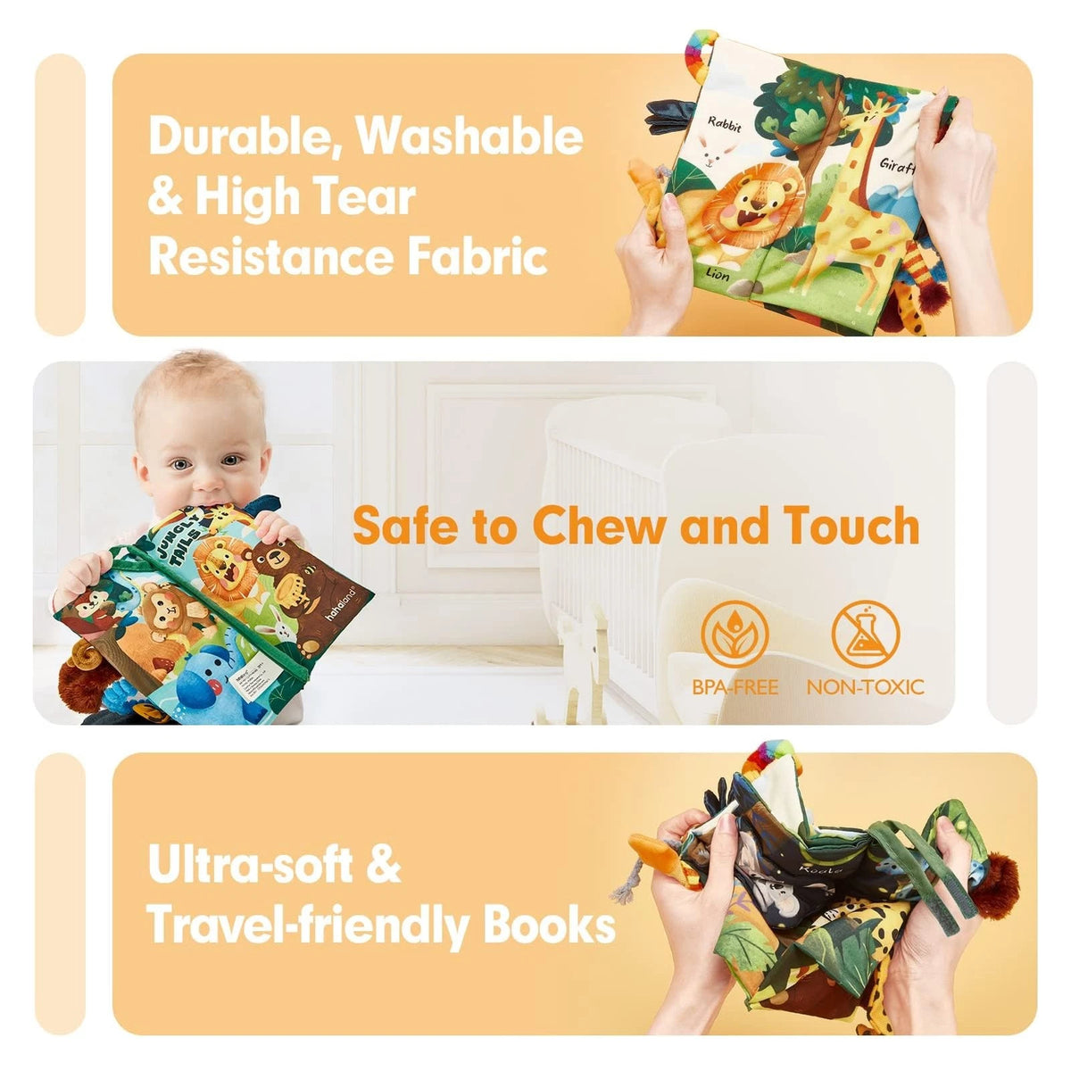 Infant Tummy Time Book for Baby (0-6 Months)