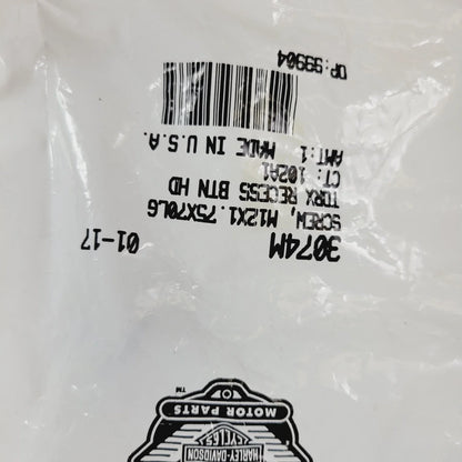 M12X1.75X70LG Torx Recess Button Screw for Harley-Davidson