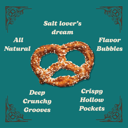 Pack of 6 Unique Snacks Extra Salt Splits Pretzels 11 Ounce