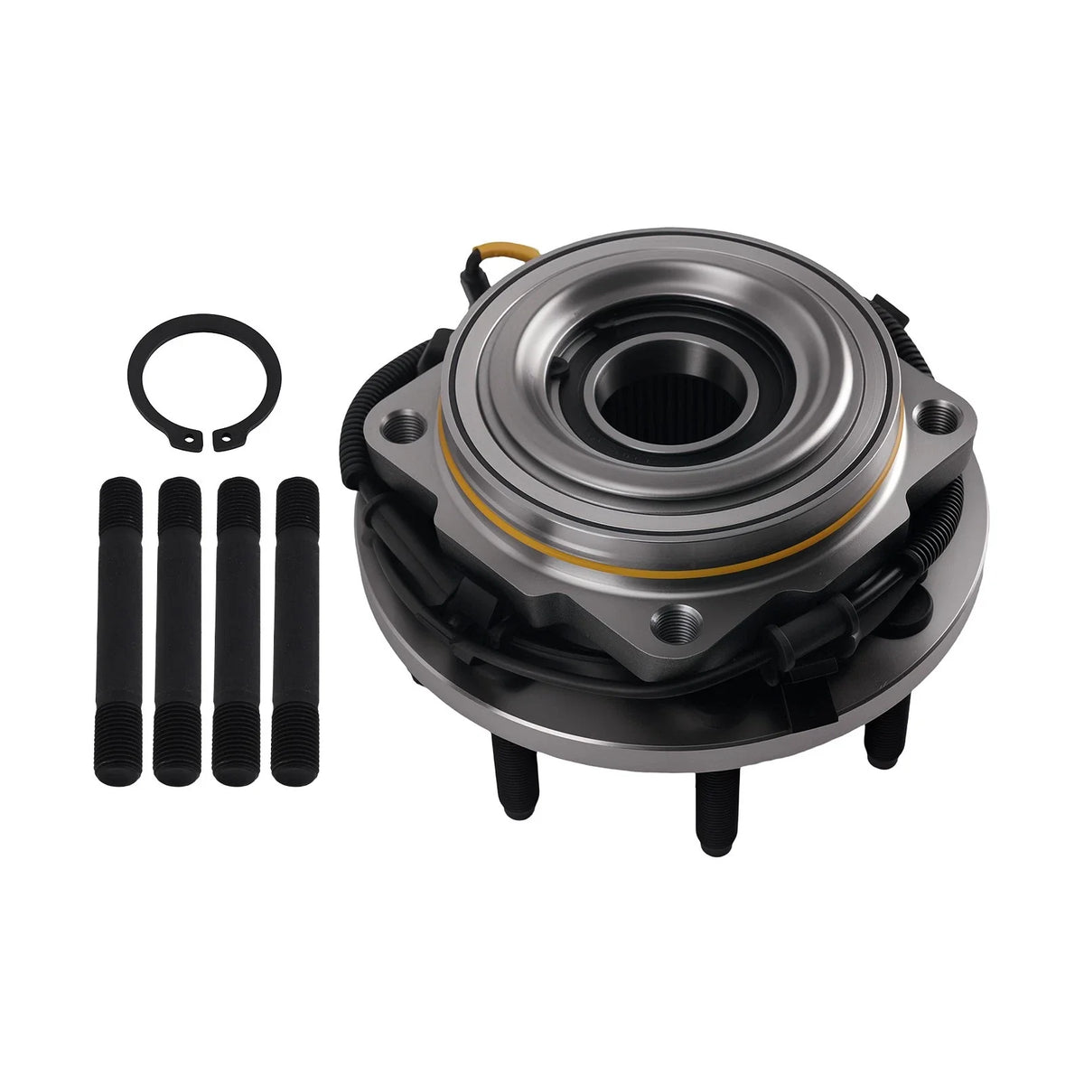 Set of 4 Front Bearing Hubs for Ford F-250/F-350 (2005–2010) WE515081 8 Lug ABS
