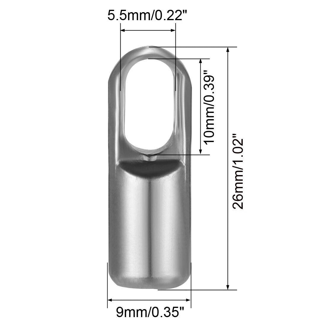5pcs Fish Tape Replacement Leader for Wire Puller (6.5mm, 26mm Length)
