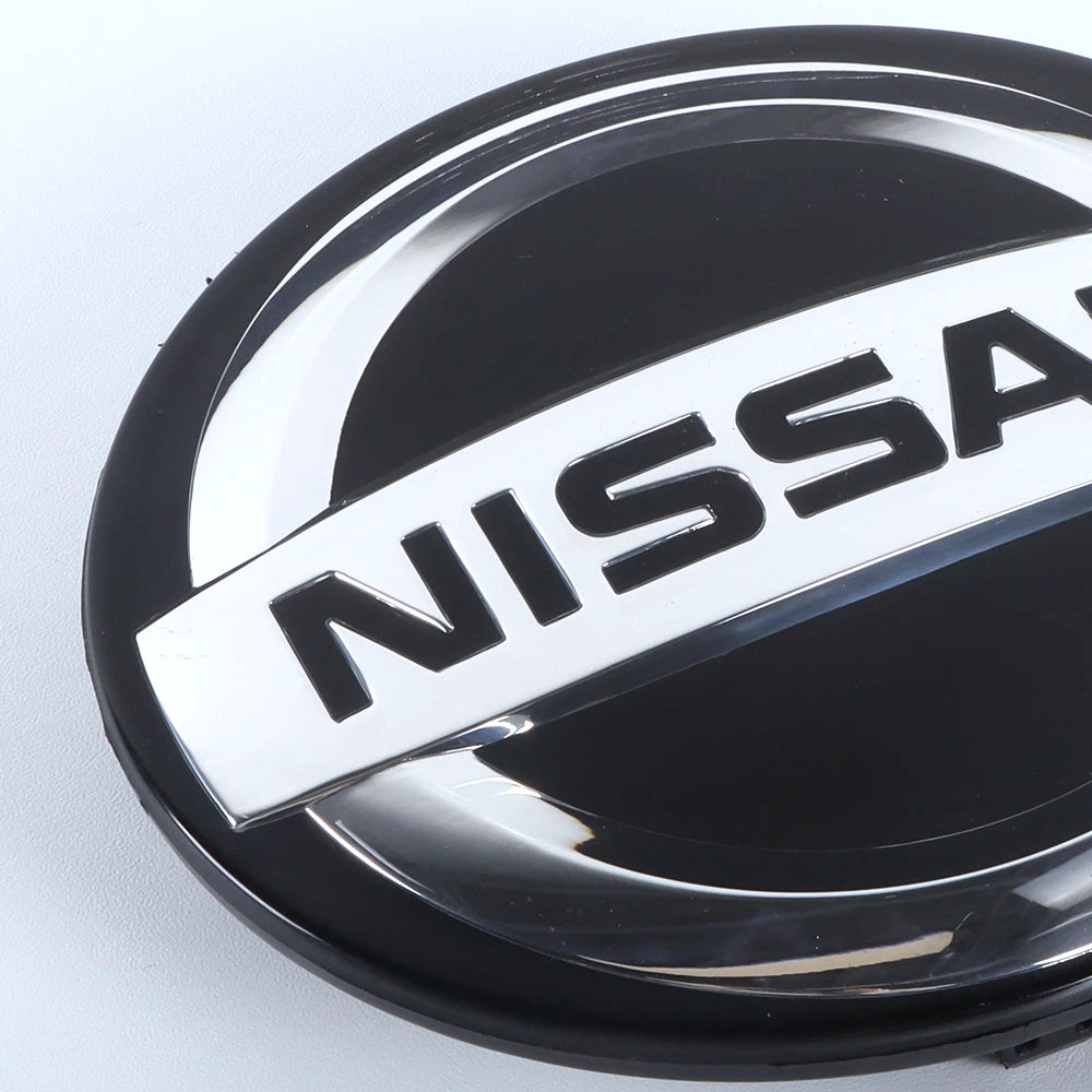 Chrome Black Front Grille Emblem for Versa (2020–2022) 62890-6LH0A