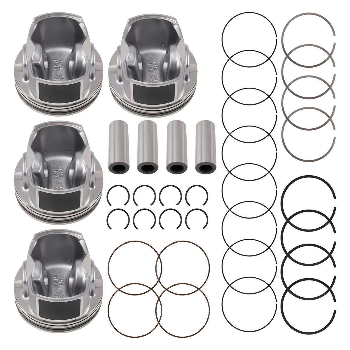 Set of 4 Pistons & Rings for Chevy Cruze Sonic Trax Encore (2011–2021)