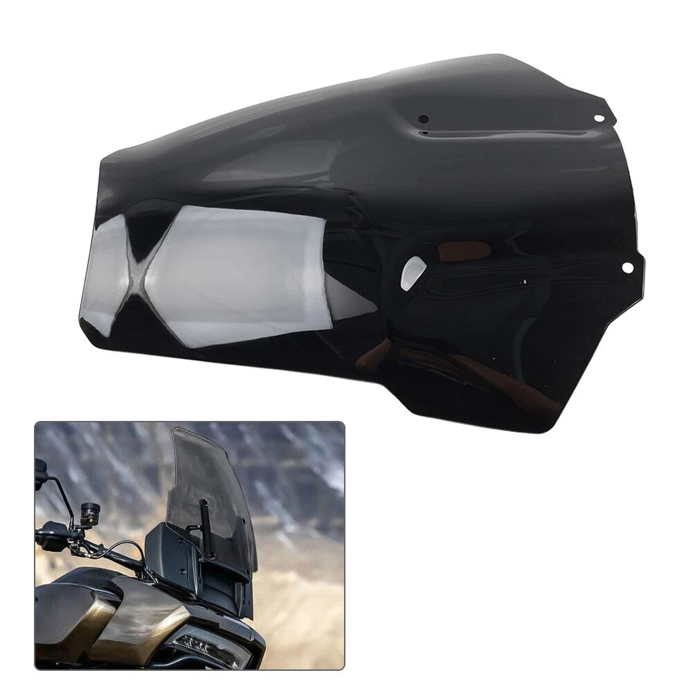 1pc Black Windshield for Harley Pan America 1250 (2021–2022)