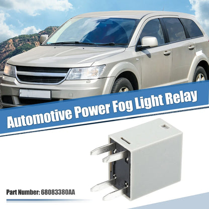 4 Pin Power Relay 68083380AA 12VDC 35A for Dodge Ram Jeep (2010–2023)