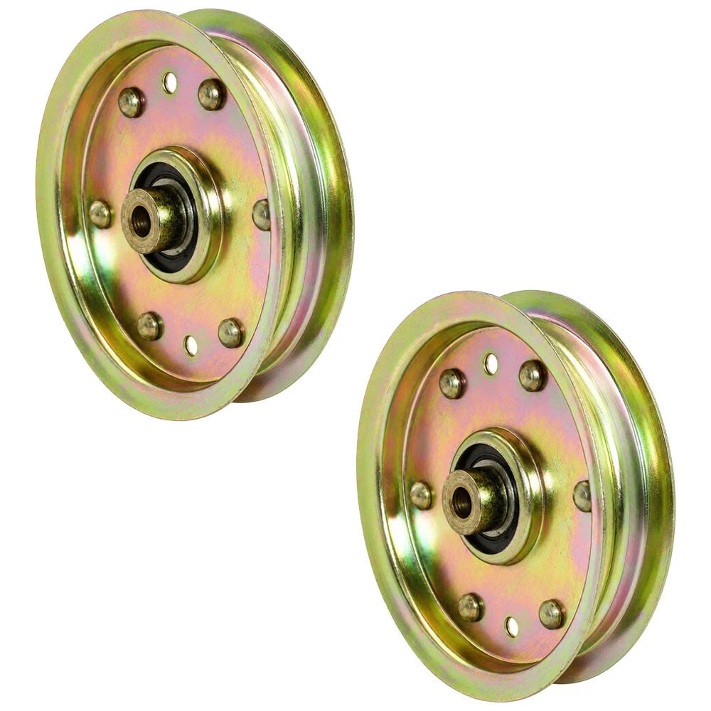 2 Idler Pulleys for Troy Bilt Pony Bronco Horse Mustang Colt XP (38"-54")