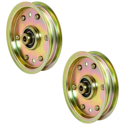 2 Idler Pulleys for Troy Bilt Pony Bronco Horse Mustang Colt XP (38"-54")