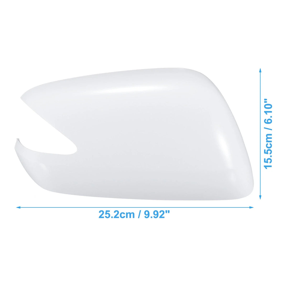 Right Side Mirror Cover for Honda Jazz Mk3 (2008–2015) - White