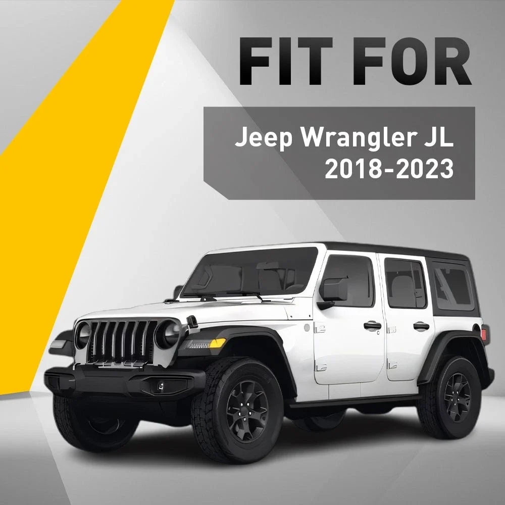 Set of 2 Tailgate Spare Tire Bumper Pad for Jeep Wrangler JL (2018–2023)