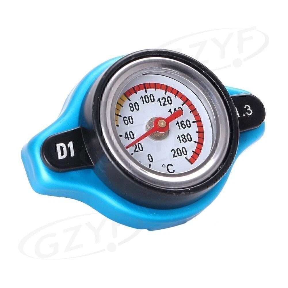 1.3Bar Radiator Cover Cap with Thermometer for Universal Vehicles