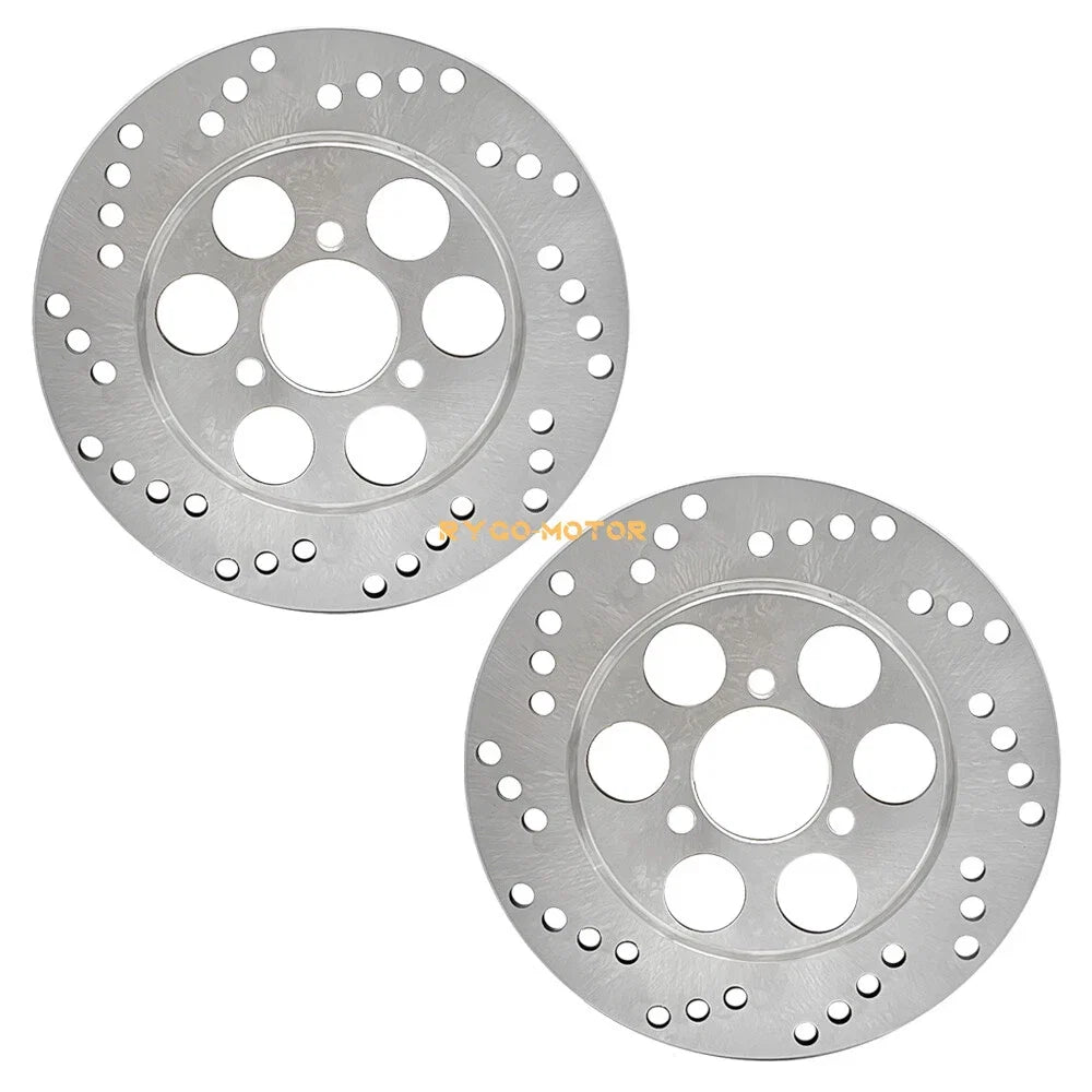2X Front Brake Disc Rotors for Honda ATC200X ATC250R (1983–1985) 43122-965-000