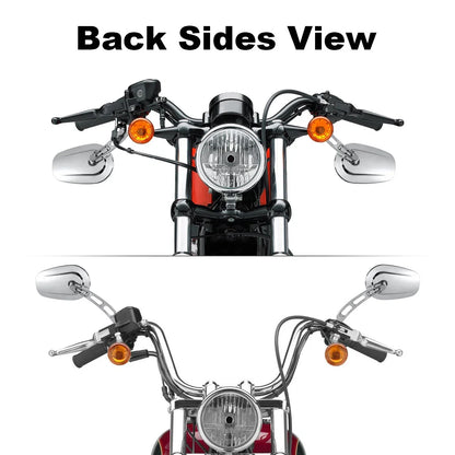 Chrome RearView Mirror for Harley Street Fat Bob Wide Glide Low Rider (2014–2020)