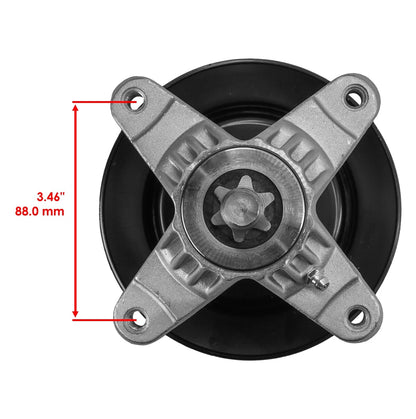 Spindle Assembly with Pulley for White Outdoor LT1650 ZT17 ZT42 (SD133A1015)