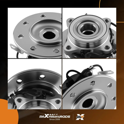 Set of 2 Front Wheel Hub & Bearing for GMC K2500 K3500 (1996–2000) WA515048