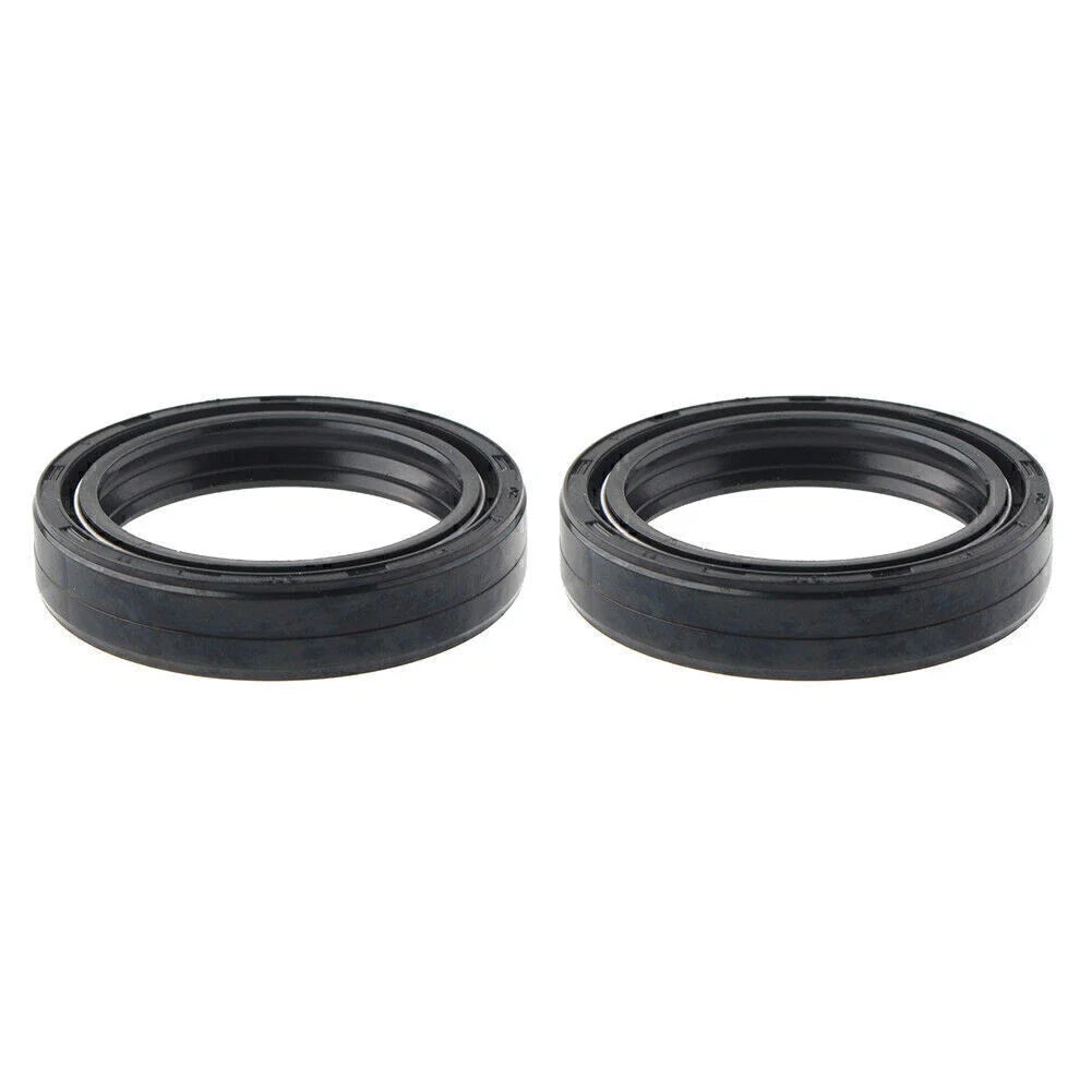 2X Front Fork Damper Shock Absorber Oil Seal for Motorcycle (41X53-8.5/10.5 MM)