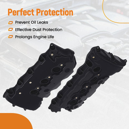 Valve Cover Set LH RH for Cadillac CTS SRX 3.6L V6 (2004–2009) FCJUT2, 12591201
