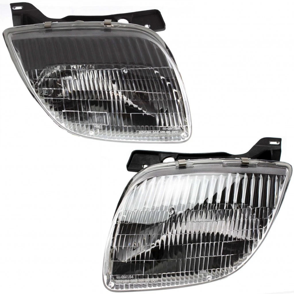 Pair Headlights for Pontiac Sunfire (1995–2002) PLX-M0-GM154-B001L, GM2502171, GM2503171
