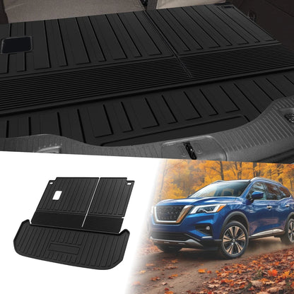 Flat Face Cargo Liner Rear Trunk Mat for Nissan Pathfinder (2024–2025) TPE