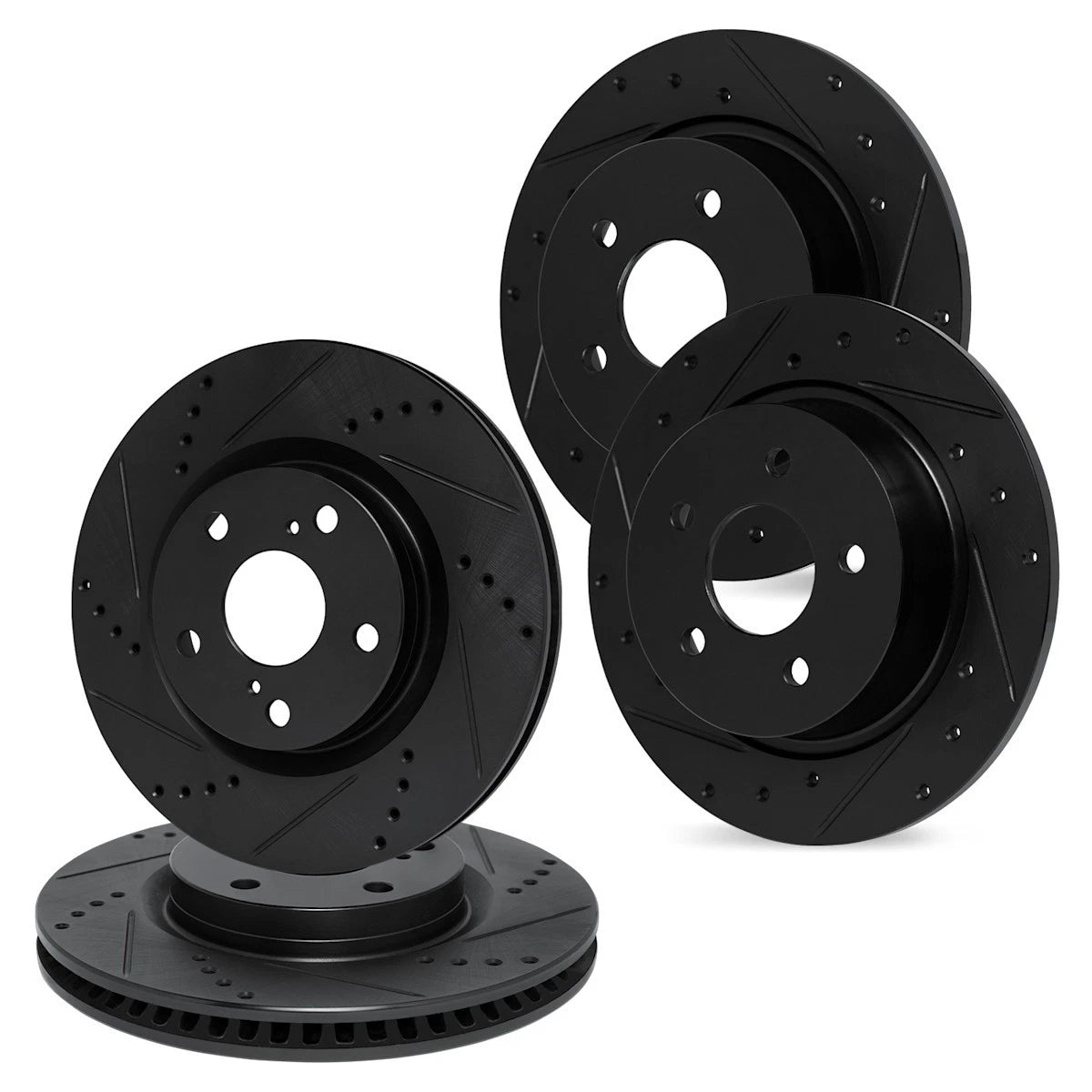 Set of 4 Brake Discs for Chrysler Sebring (1995–2006) WHPN2-39009