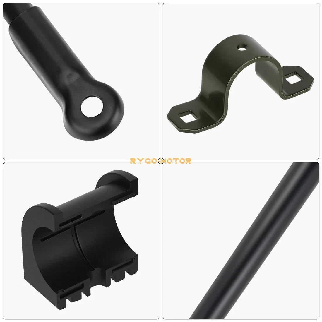 Rear Stabilizer Sway Bar w/Bushing for Polaris Ranger 400 500 800 (2006–2014) 1016615-458