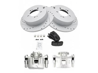 Set of 4 Brake Pads Rotors Calipers for Mitsubishi Lancer (2009–2011) 67261BKSH