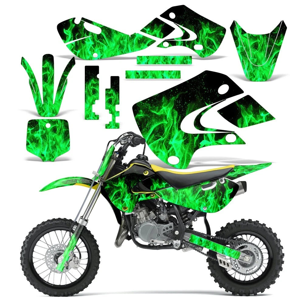 Graphic Stickers +#PLT Decals for Suzuki DRZ110 RM65 (2002–2009)