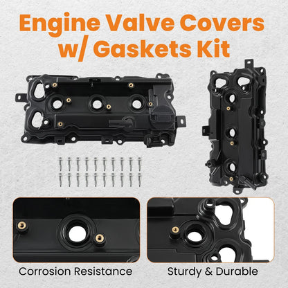 Engine Valve Covers + Gasket for Nissan Pathfinder (2015–2016) Infiniti QX60 (2015–2018)