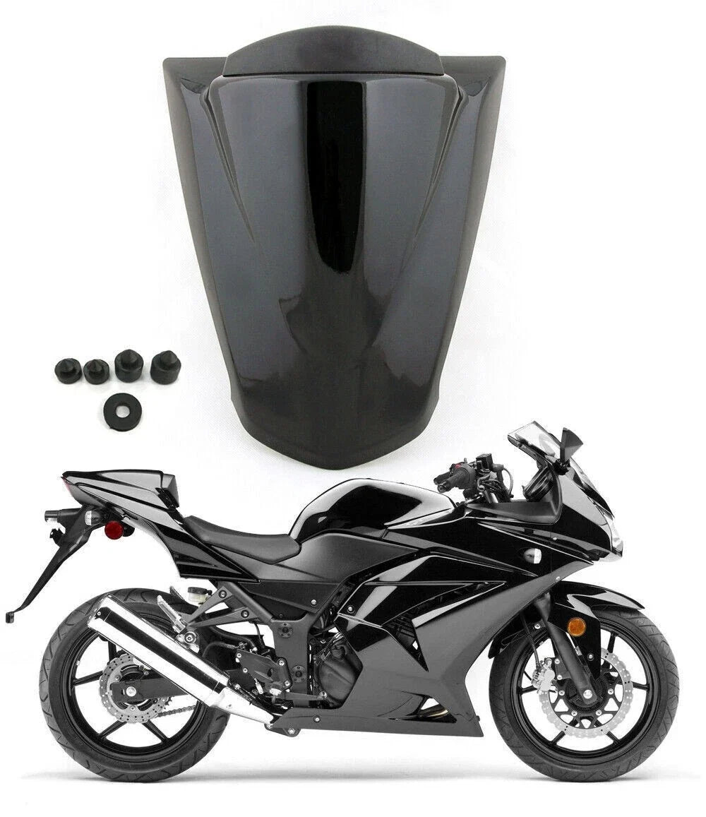 Rear Seat Cover Cowl for Kawasaki Ninja ZX250R ZX250 (2008–2012) Carbon E