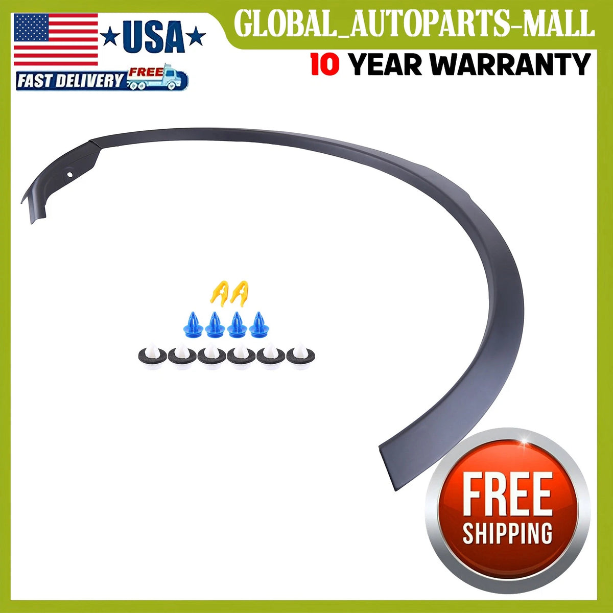 Front Passenger Side Fender Trim Molding for Land Rover Discovery Sport (2015–2019) LR123729 LR061972
