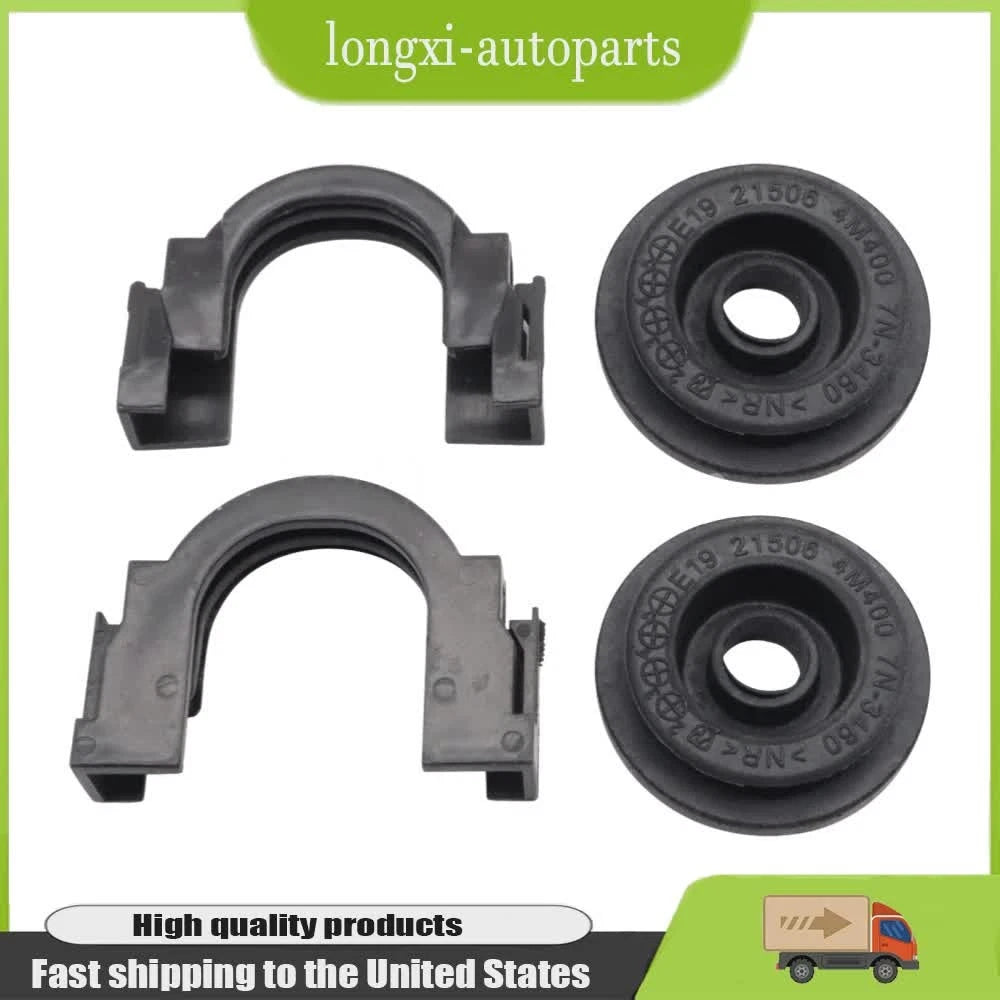 Upper Radiator Mount Bracket & Bushing for Nissan Maxima Quest Rogue Altima (2000–2023) - 65846-30F00, 21542-CA000, 21542CA000