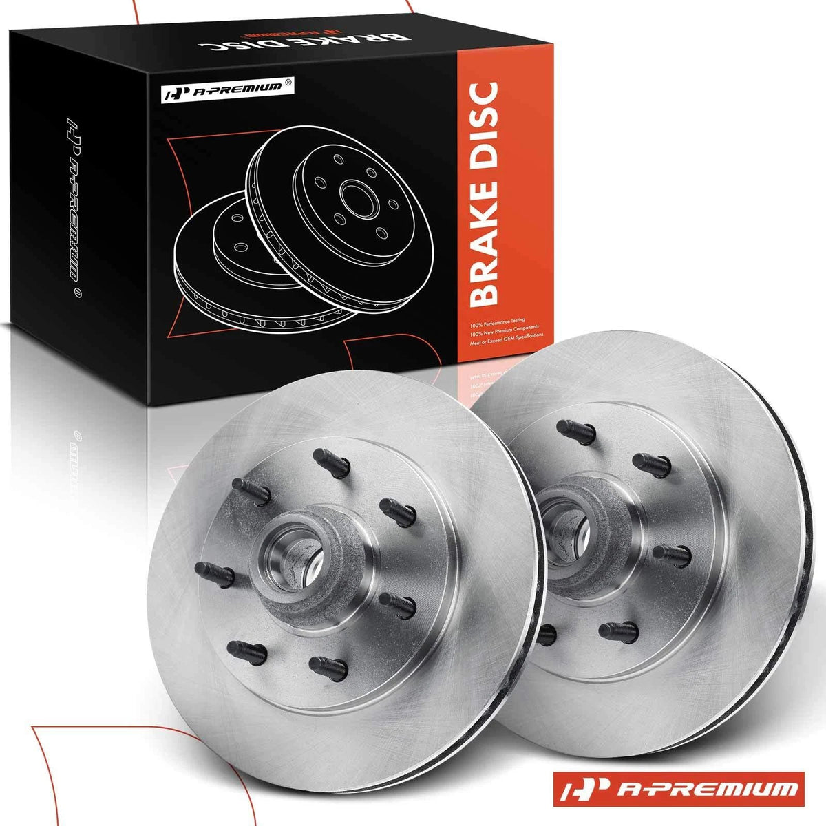 Front Disc Brake Rotors for Ford F-150 F-250 (1997–2003)