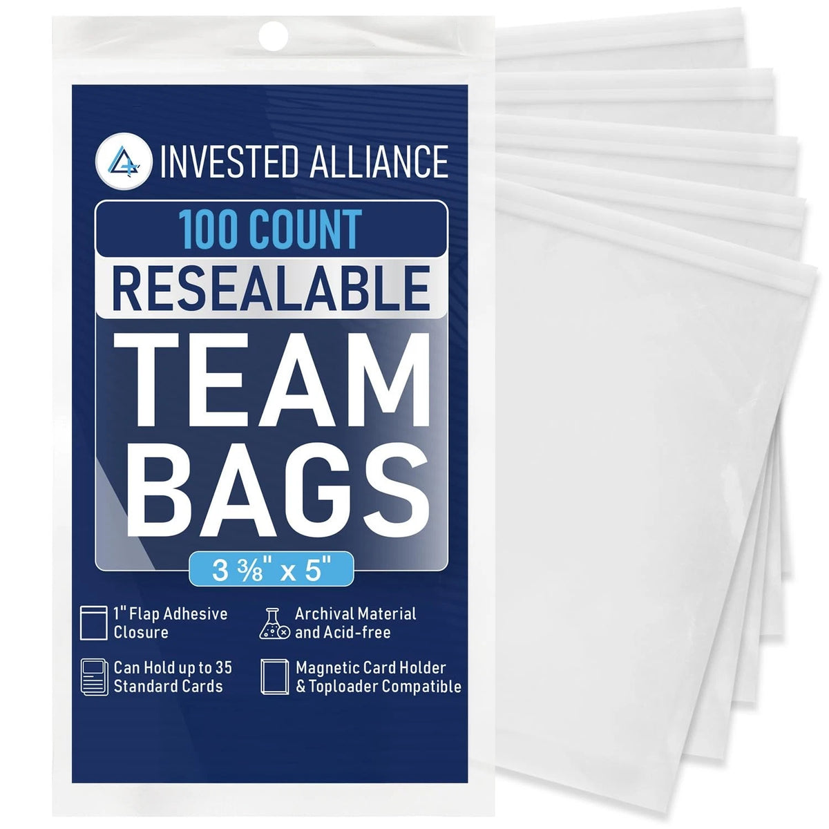 Resealable Team Bags for Trading Cards (Ultra, TCG, Baseball)