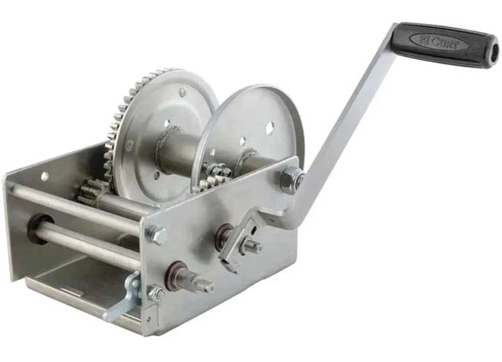 2X Hand-Crank Winch for Curt 29538 (3,800Lb, 15.8:1 Gear Ratio)