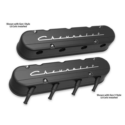 2X Holley LS Valve Covers for Chevrolet (241-177)