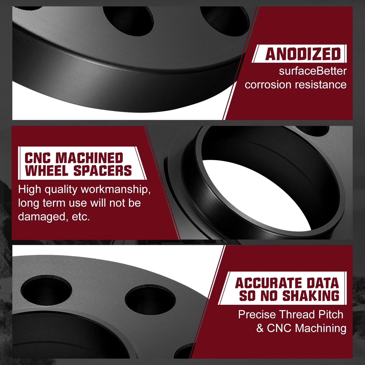Hub Centric Wheel Spacers 20mm 5x100/5x112 for Volkswagen Audi (2010–2024)
